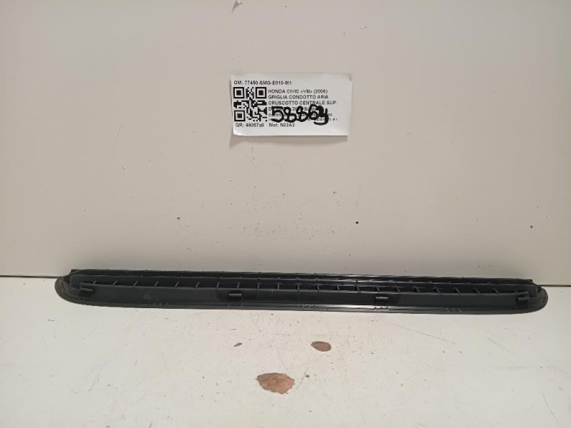 Griglia Condotto ARIA Cruscotto Centrale SUP 77450-SMG-E010-M1 Honda Civic VIII 2006