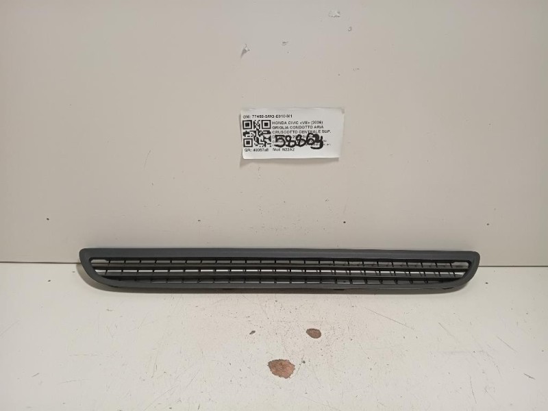 Griglia Condotto ARIA Cruscotto Centrale SUP 77450-SMG-E010-M1 Honda Civic VIII 2006
