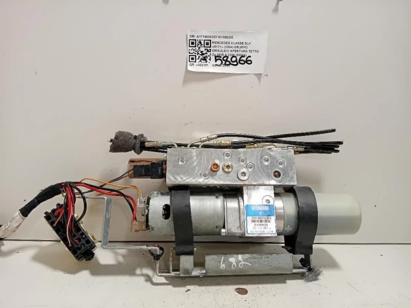 Gruppo Idraulico Apertura Tetto A1718000030 Mercedes Classe SLK R171 2004