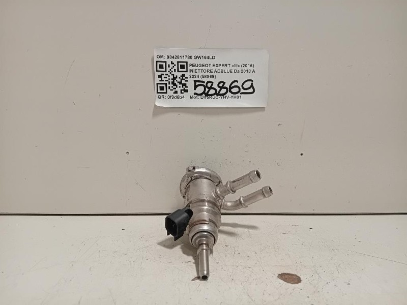 Iniettore Adblue 9842811780 Peugeot Expert III 2016