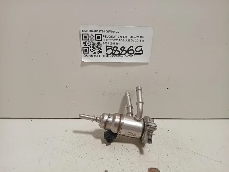 Iniettore Adblue 9842811780 Peugeot Expert III 2016