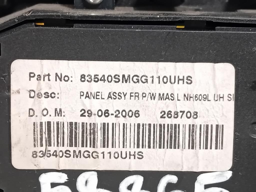 Interruttore Alzacristalli ANT SX 83540SMGG110UHS Honda Civic VIII 2006