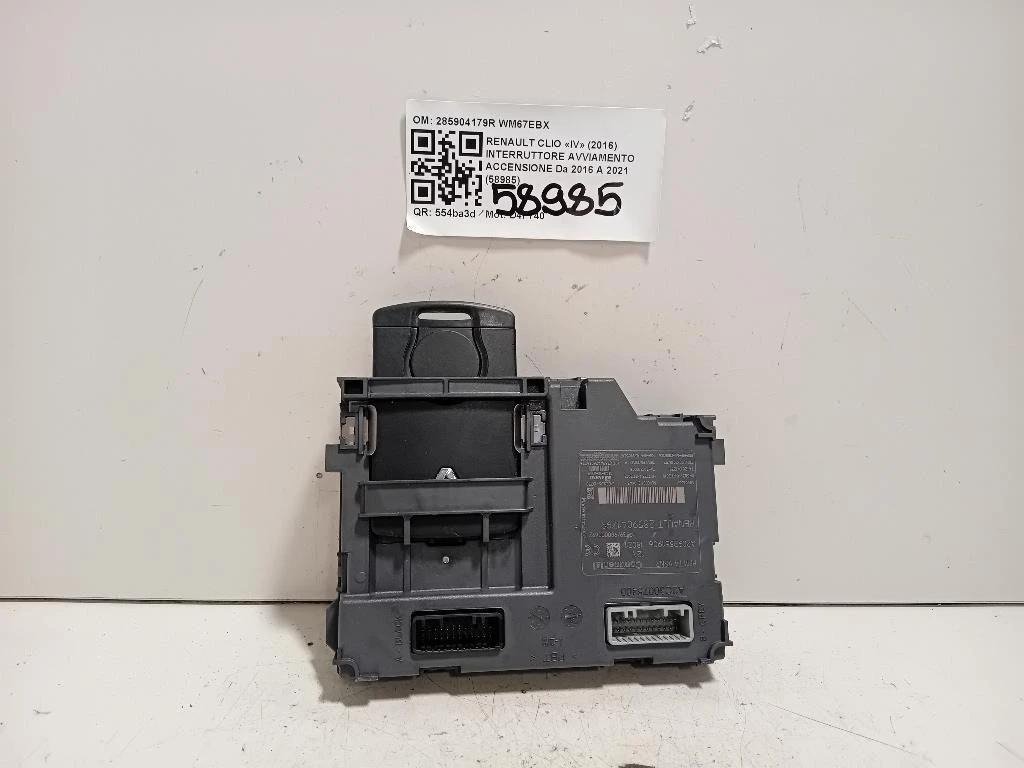 Interruttore Avviamento Accensione 285904179R Renault CLIO IV 2016