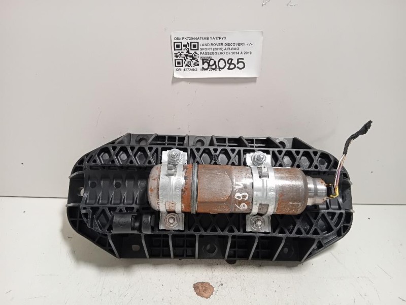 Air-bag Passeggero FK72044A74AB Land Rover Discovery V Sport 2015