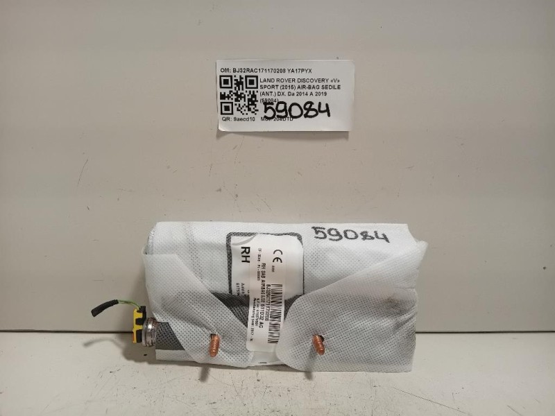 Air-bag Sedile ANT DX BJ32RAC171170208 Land Rover Discovery V Sport 2015