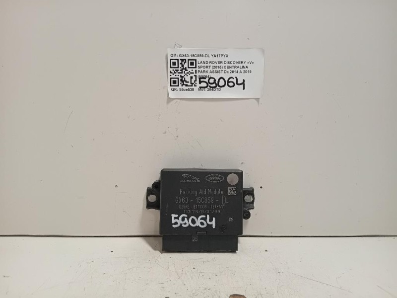 Centralina PARK Assist GX63-15C859-DL Land Rover Discovery V Sport 2015
