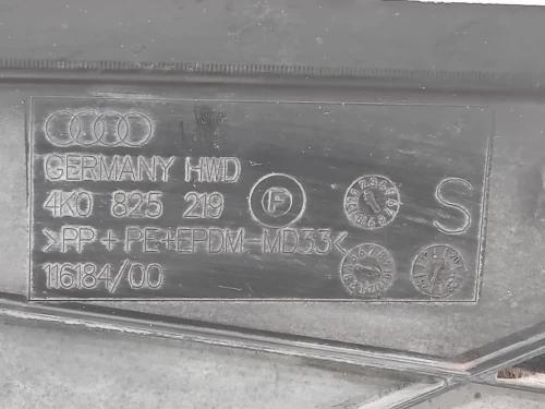 Carter Protezione Sottoscocca Posteriore 4K0 825 219 Audi A6 4a5c8 Avant 2018