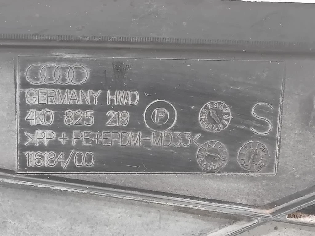 Carter Protezione Sottoscocca Posteriore 4K0 825 219 Audi A6 4a5c8 Avant 2018