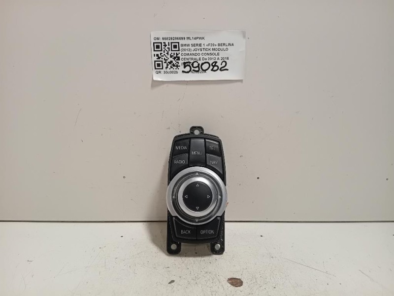 Joystick Modulo Comando Console Centrale 65829286699 Bmw Serie 1 F20 Berlina 2012