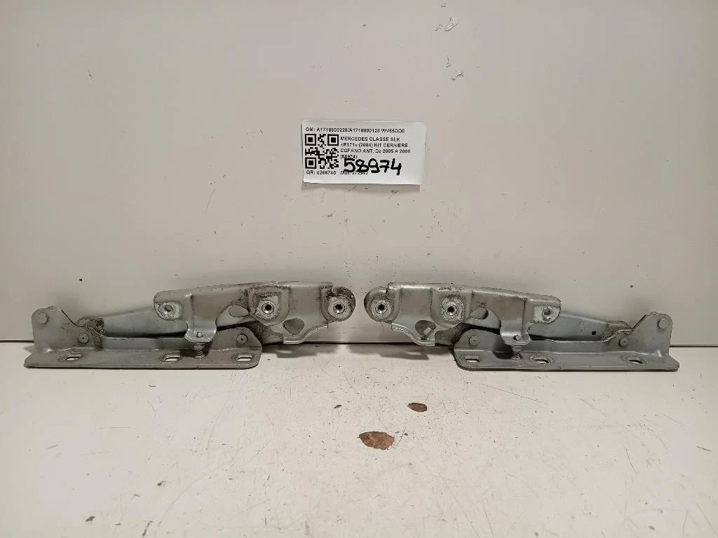 KIT Cerniere Cofano ANT A1718800228A1718800128 Mercedes Classe SLK R171 2004