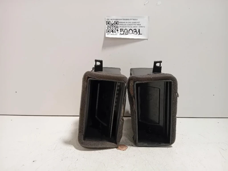 KIT Griglie Condotto ARIA Cruscotto 68751EB3068750EB30 Nissan Nv200 2009