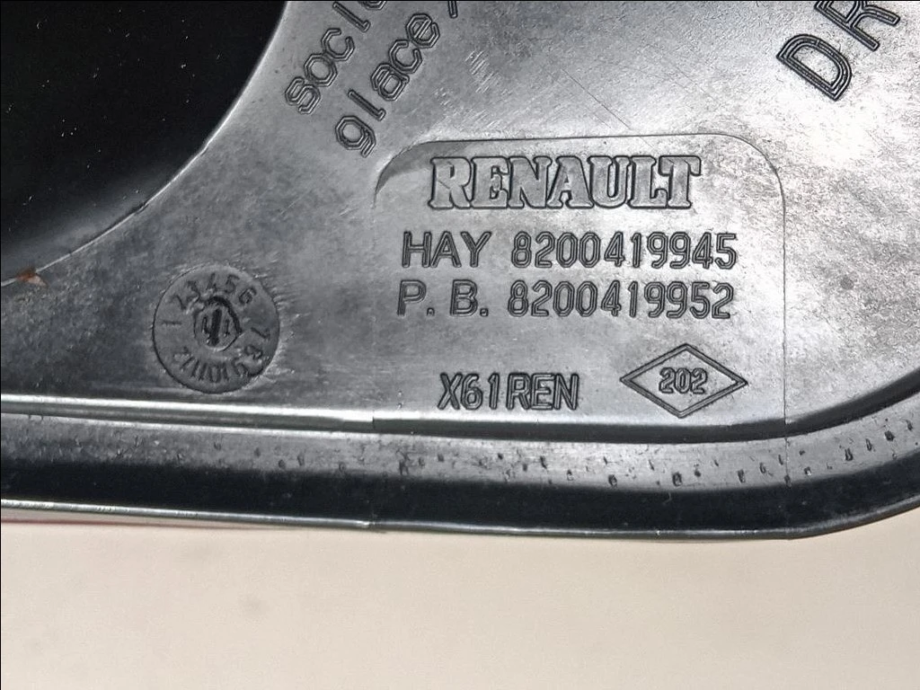 Fanale POST DX 89072580 Renault Kangoo Express III 2008