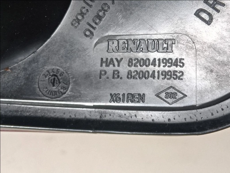 Fanale POST DX 89072580 Renault Kangoo Express III 2008