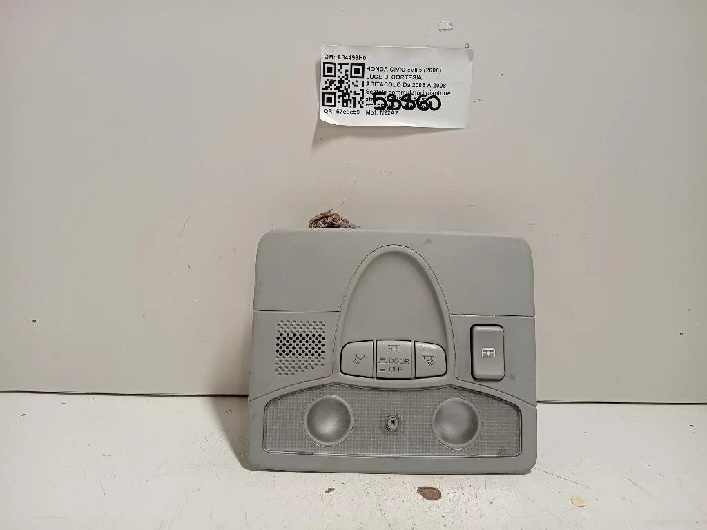 LUCE DI Cortesia Abitacolo A84493H0 Honda Civic VIII 2006