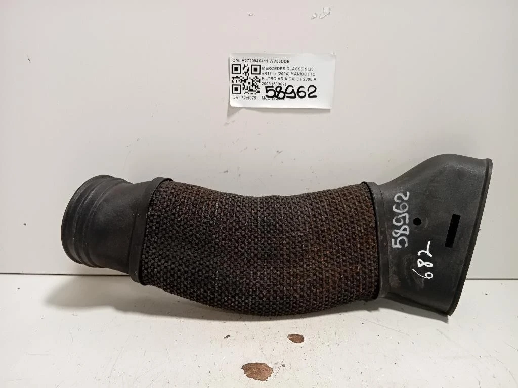 Manicotto Filtro ARIA DX A2720940411 Mercedes Classe SLK R171 2004