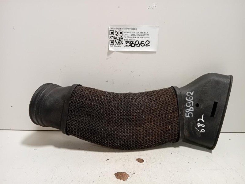 Manicotto Filtro ARIA DX A2720940411 Mercedes Classe SLK R171 2004