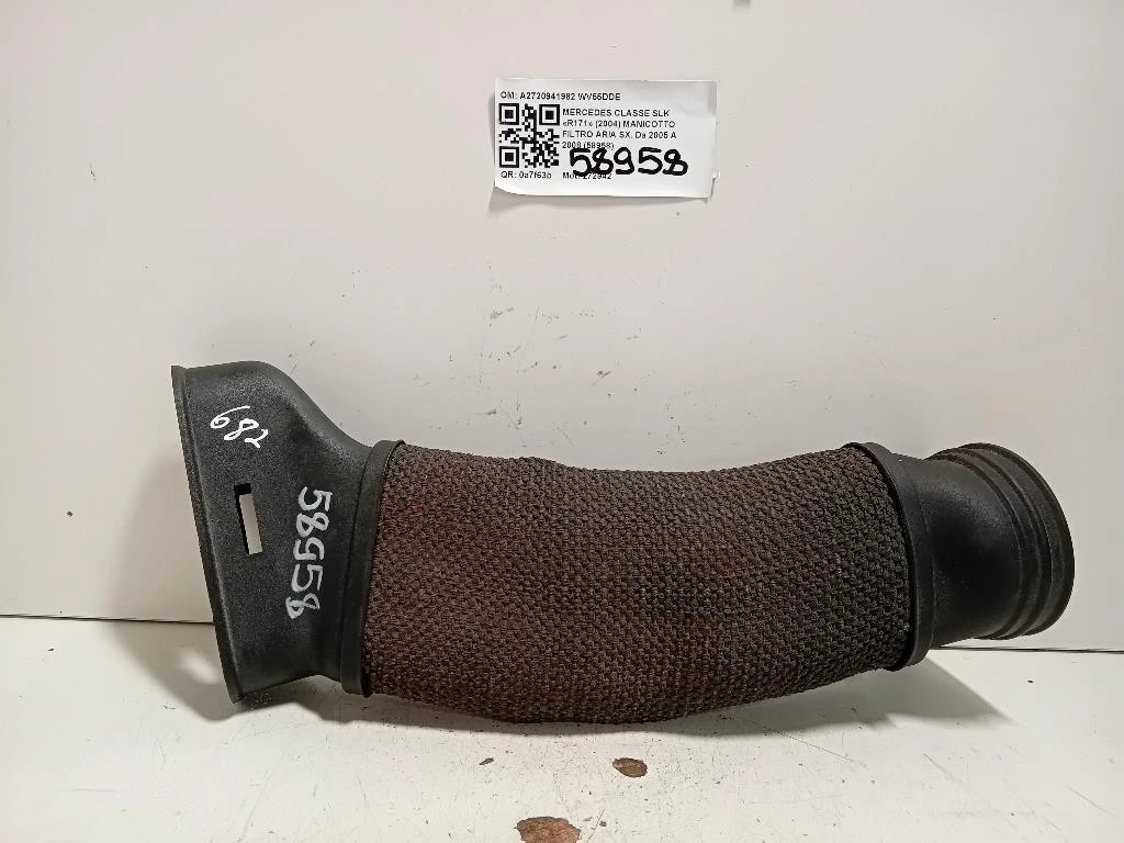 Manicotto Filtro ARIA SX A2720941982 Mercedes Classe SLK R171 2004