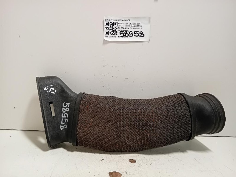 Manicotto Filtro ARIA SX A2720941982 Mercedes Classe SLK R171 2004