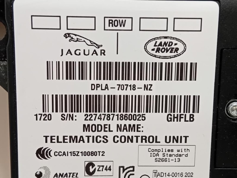 Modulo Bluetooth DPLA-70718-NZ Land Rover Discovery V Sport 2015