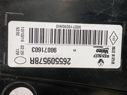 Fanale POST DX 265509578R Renault Mégane IV 2016