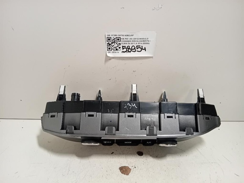 Modulo Comando Riscaldamento Clima 97250-1W700 Kia RIO III 2012