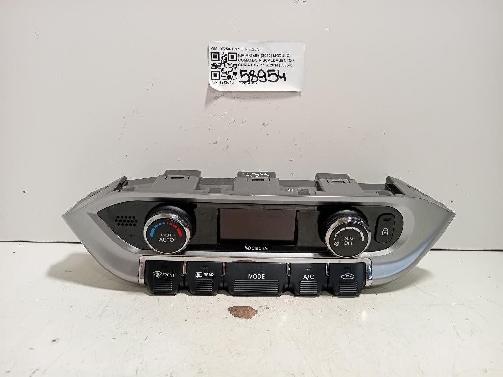 Modulo Comando Riscaldamento Clima 97250-1W700 Kia RIO III 2012