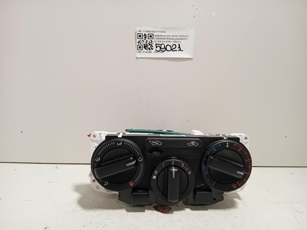 Modulo Comando Riscaldamento Clima T1009318Q Nissan Nv200 2009