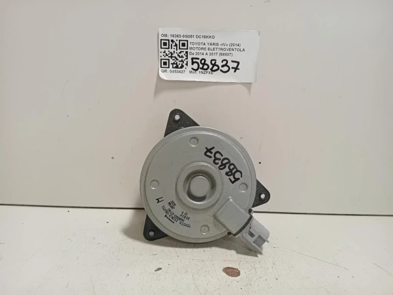 Motore Elettroventola 16363-0G051 Toyota Yaris IV 2014