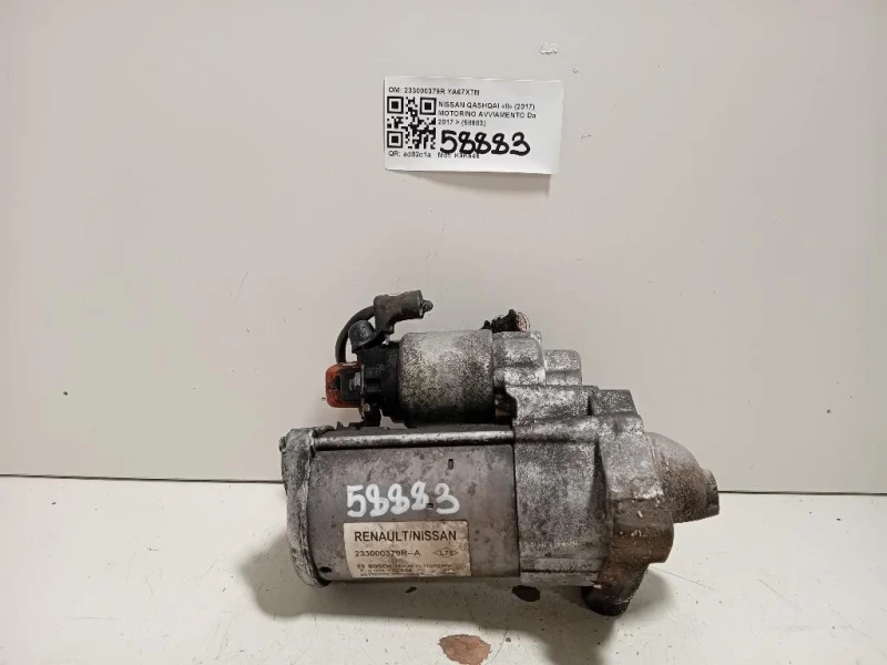 Motorino Avviamento 233000379R Nissan Qashqai II 2017