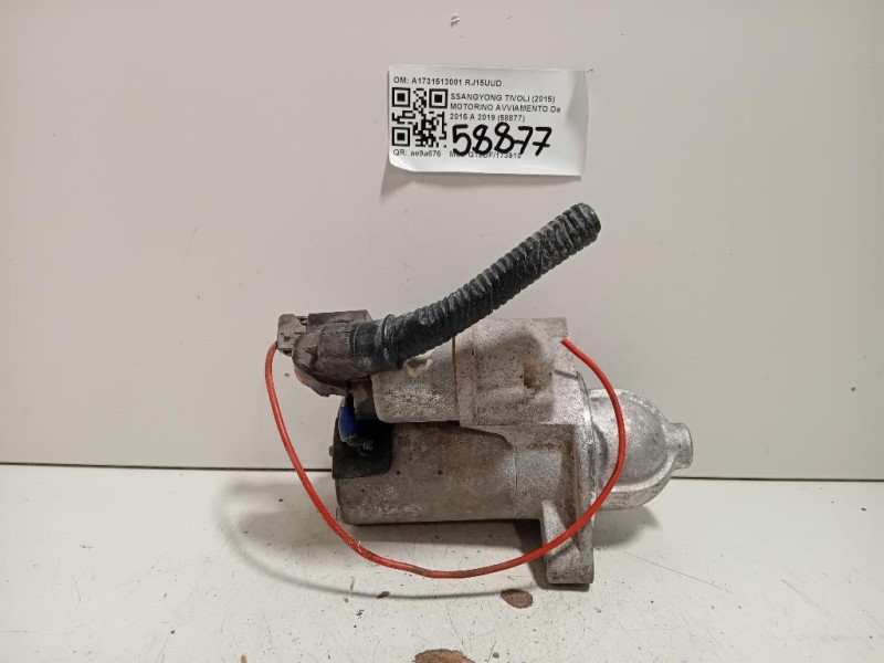 Motorino Avviamento A1731513001 Ssangyong Tivoli 2015