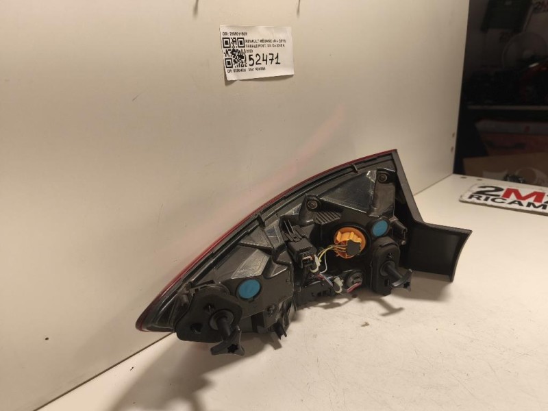 Fanale POST DX 265501150R Renault Mégane IV 2016