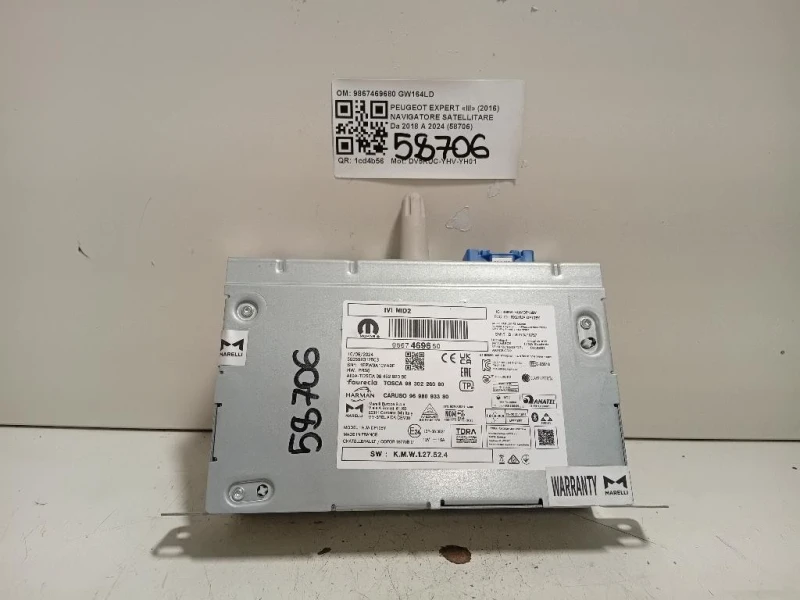 Navigatore Satellitare 9867469680 Peugeot Expert III 2016