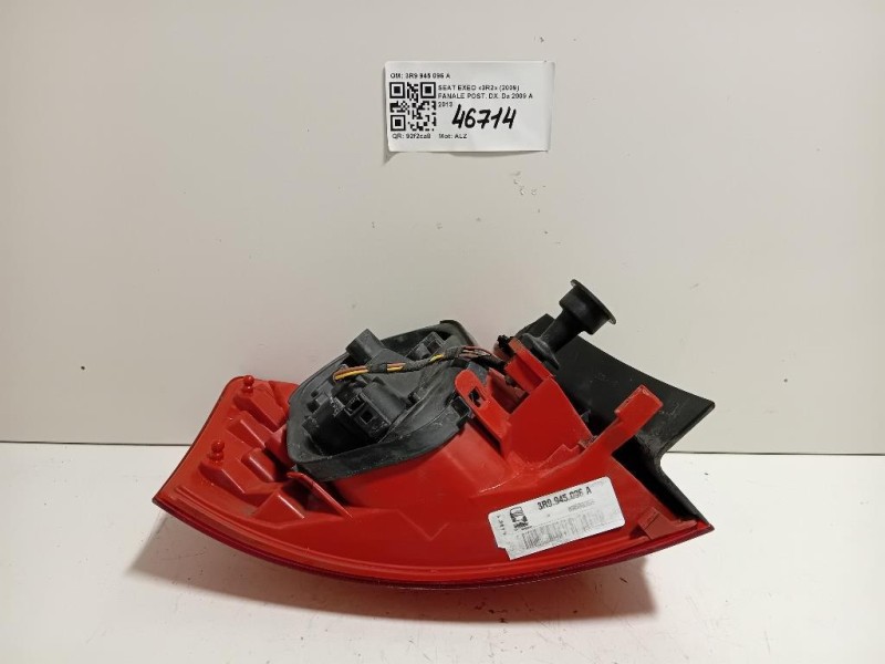 Fanale POST DX 3R9 945 096 A Seat EXEO 3R2 2009