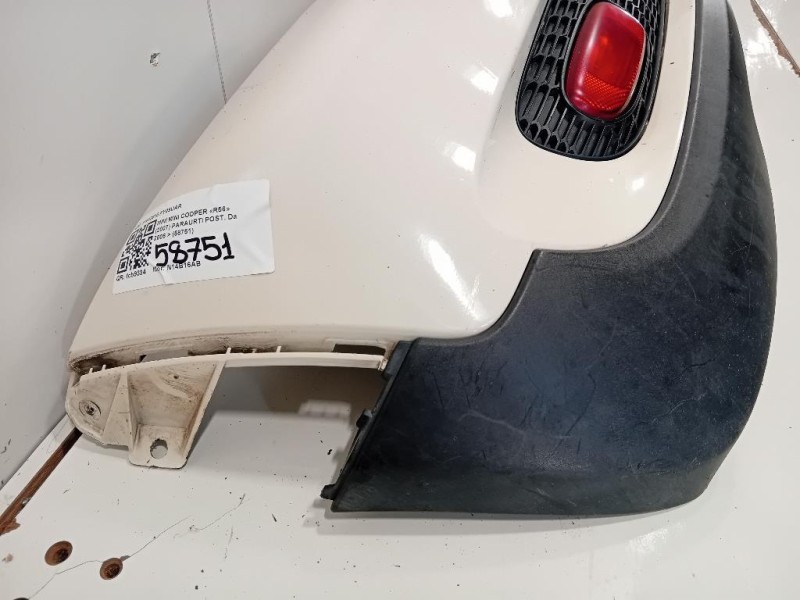 Paraurti POST 2752543 Mini MINI Cooper R56 2007