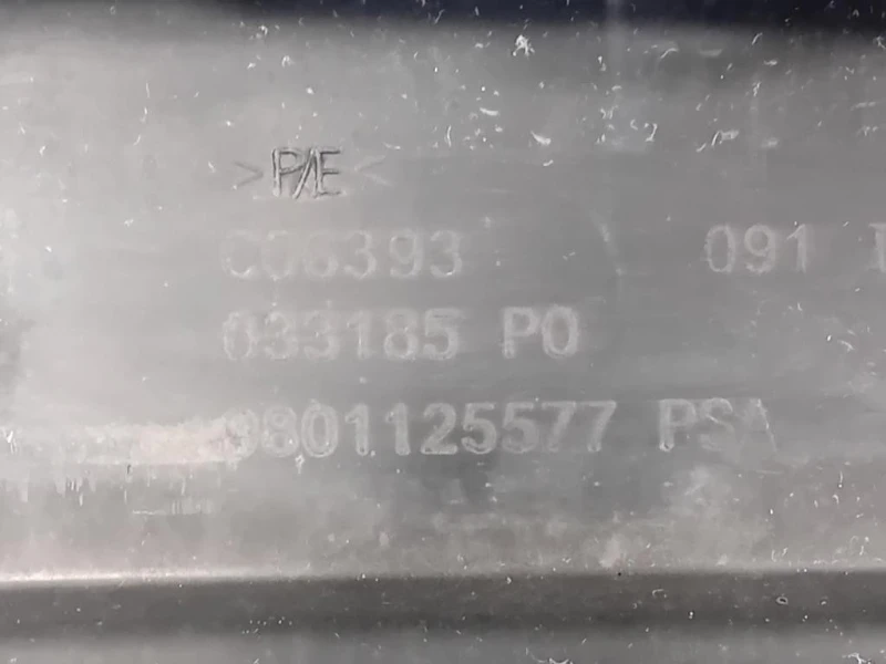 Paraurti POST 9678052377 Peugeot 2008 I 2016