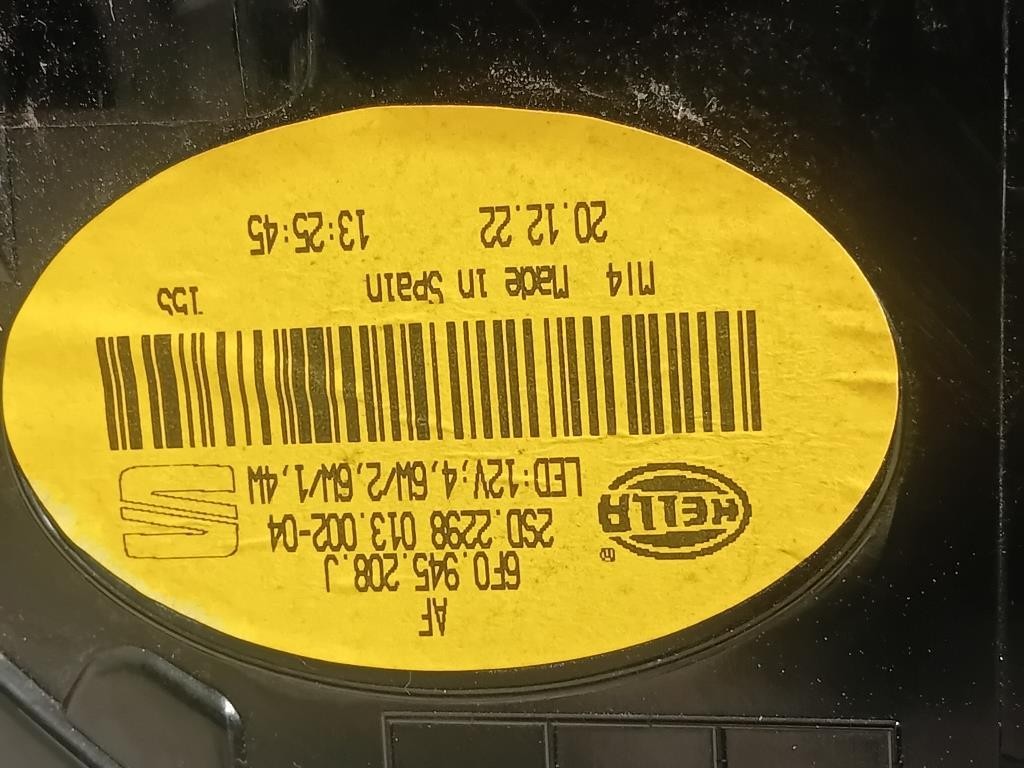 Fanale POST DX 6F0945208J Seat Ibiza VI KJ1 2017