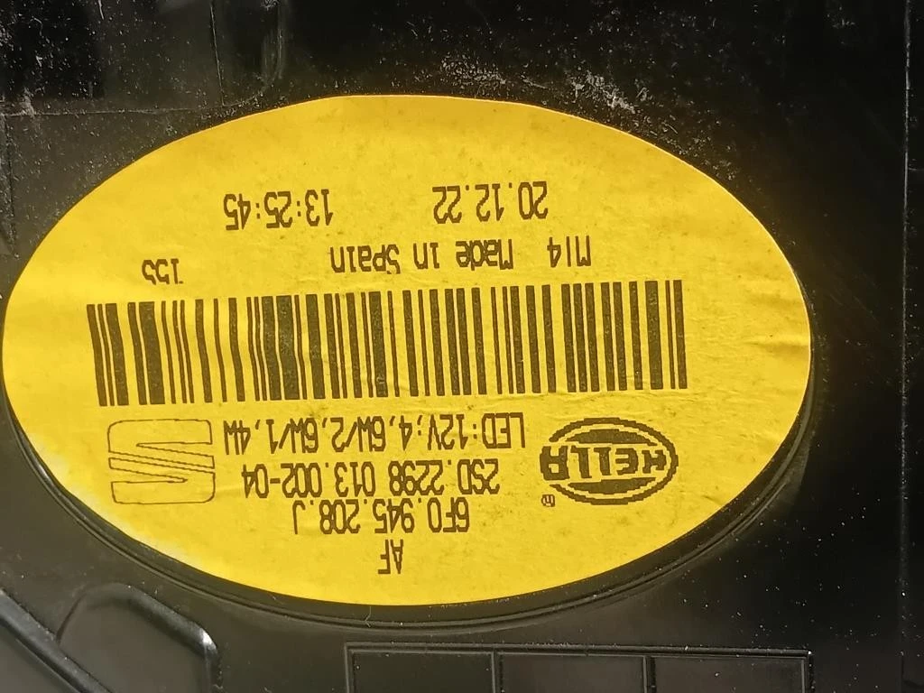 Fanale POST DX 6F0945208J Seat Ibiza VI KJ1 2017