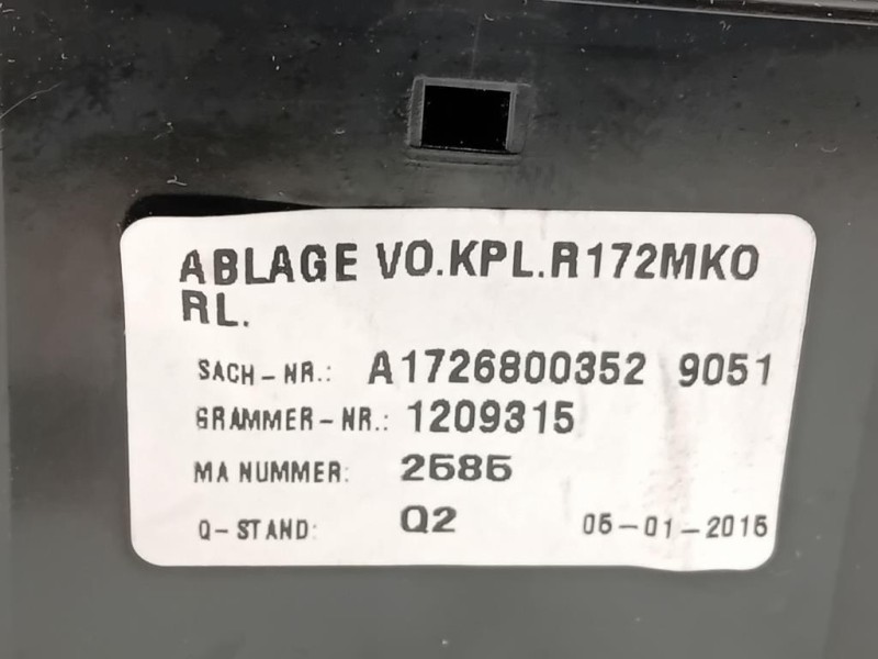 Portabevande DX A1726800352 Mercedes Classe SLK R172 2011