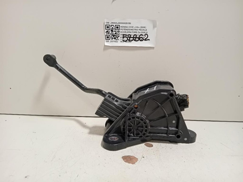 Potenziometro Pedale Acceleratore JM08AJ20000025150 Honda Civic VIII 2006