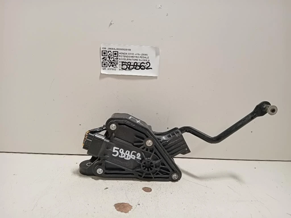 Potenziometro Pedale Acceleratore JM08AJ20000025150 Honda Civic VIII 2006