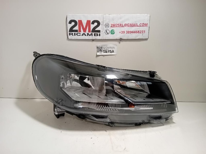 Proiettore ANT DX 9847197880 Peugeot Expert III 2016
