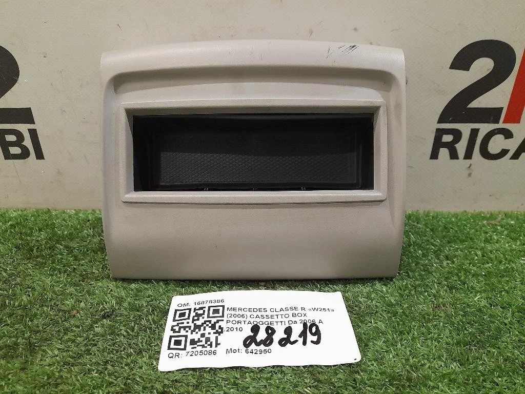 Cassetto BOX Portaoggetti 16878386 Mercedes Classe R W251 2006