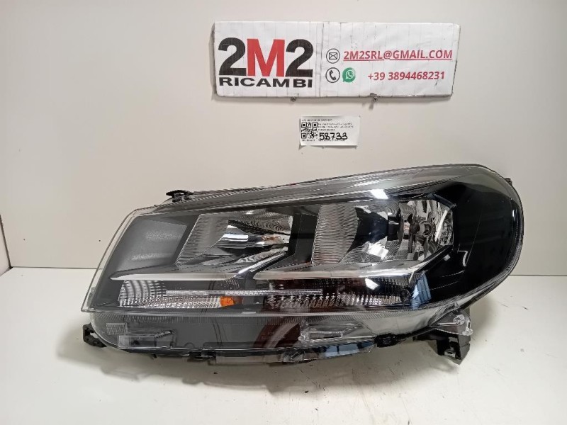 Proiettore ANT SX 9847198380 Peugeot Expert III 2016
