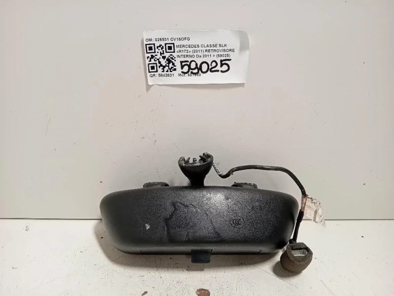Retrovisore Interno 026531 Mercedes Classe SLK R172 2011