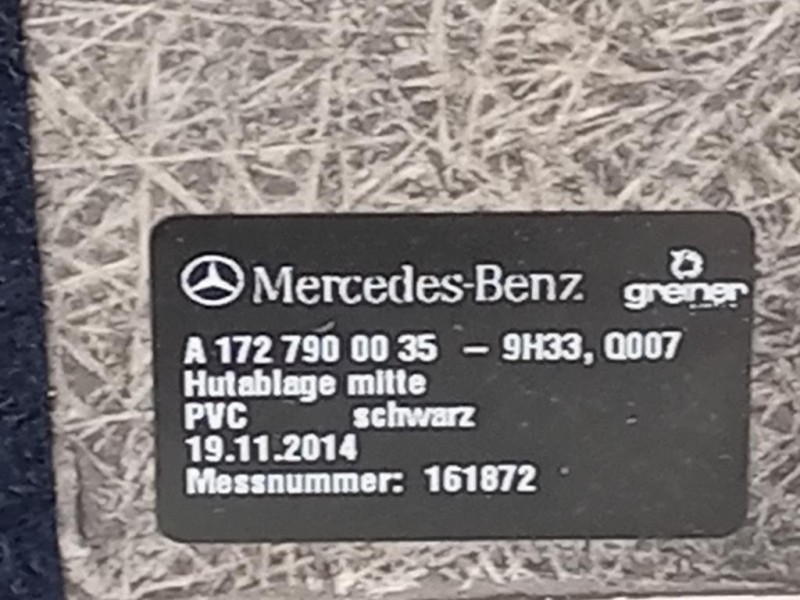 Ripiano Copertura VANO Bagagli A1727900035 Mercedes Classe SLK R172 2011