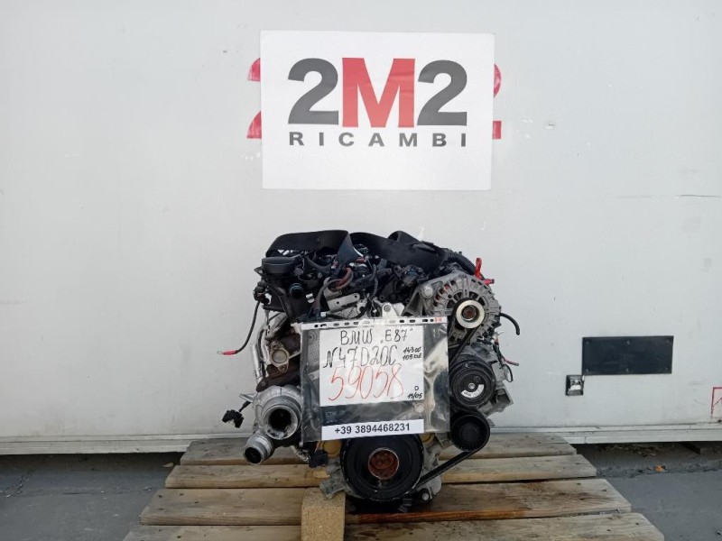Motore Completo N47D20C 143 CV 105 KW Bmw Serie 1 E87 Berlina 2005
