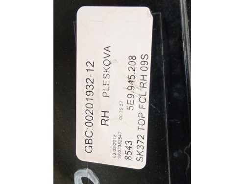 Fanale POST DX 0020193212 Skoda Octavia 5E3 2017