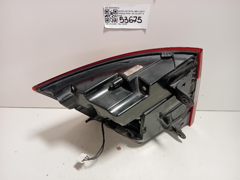 Fanale POST DX 0020193212 Skoda Octavia 5E3 2017