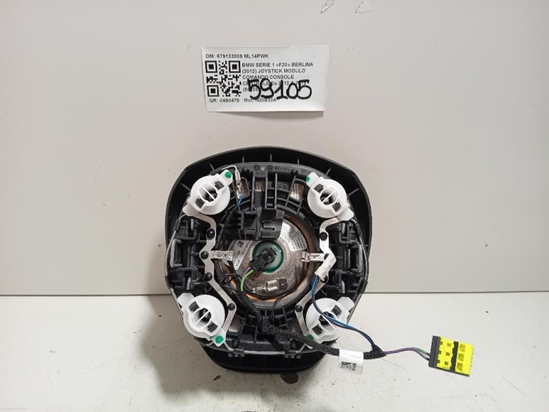 Air-bag Guidatore 679133009 Bmw Serie 1 F20 Berlina 2012