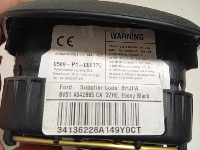 Air-bag Guidatore 8V51A042B85 Ford Fiesta VI 2012